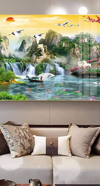 Tranh kính 3D - background